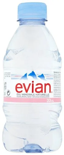 Evian Mineral Water 33cl Plastic Bottle