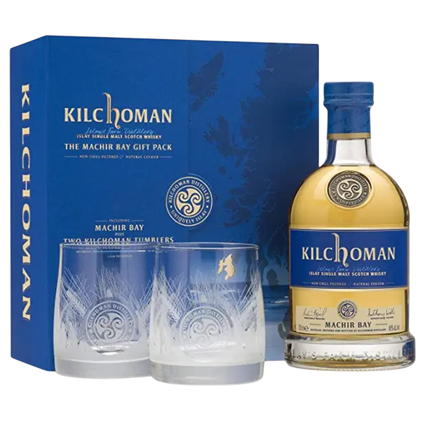 Kilchoman Machir Bay Gift Pack 70cl