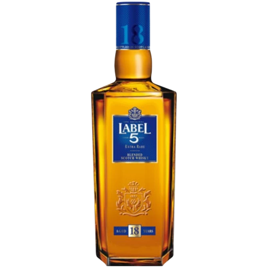 Label 5 18 YO 70cl