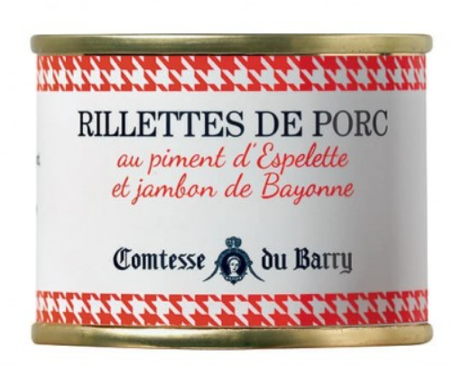 Comtesse Du Barry Pork Rillettes with Ham & Espelette Pepper 70gr