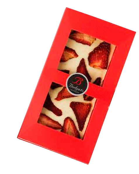 Bodrato Strawberry White Chocolate 110g