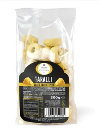 Terre di Puglia TARALLI Box Cacio e Pepe (150g)