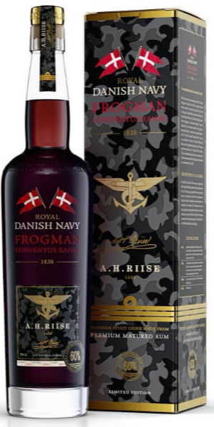 A.H. Riise Royal Danish Navy Frogman Conventus Ranae 70cl