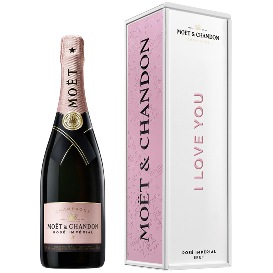 Moet & Chandon Rose Love Metal box