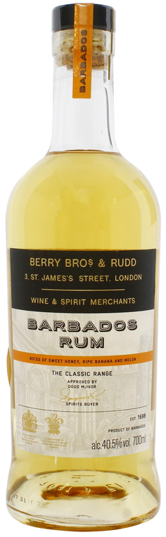 Berry Bros & Rudd Classic Range, Barbados Rum 70cl