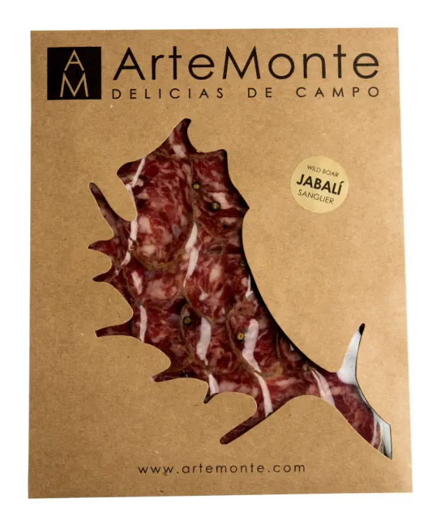 Arte Monte Wild Boar Salchichon Sliced 80g