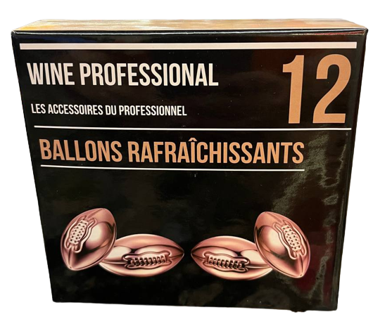 ClassWine 4 Rugby Balls Whiskey Stones