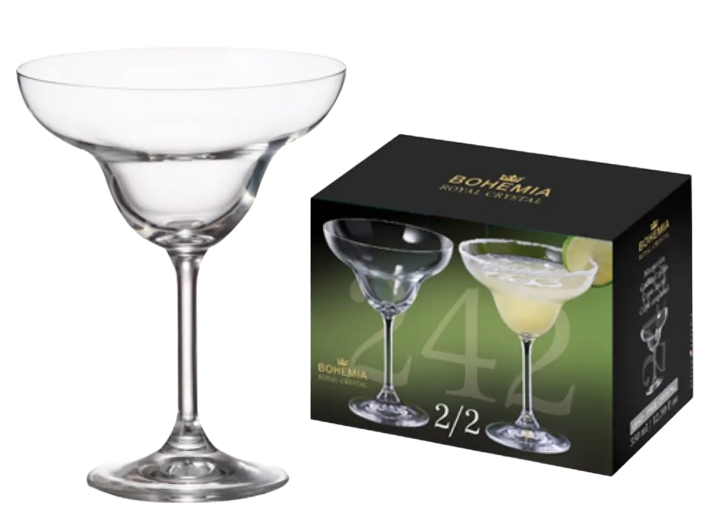 ClassWine Crystal Bohemia Box of 2 Margherita Glasses 35cl 2 for 2