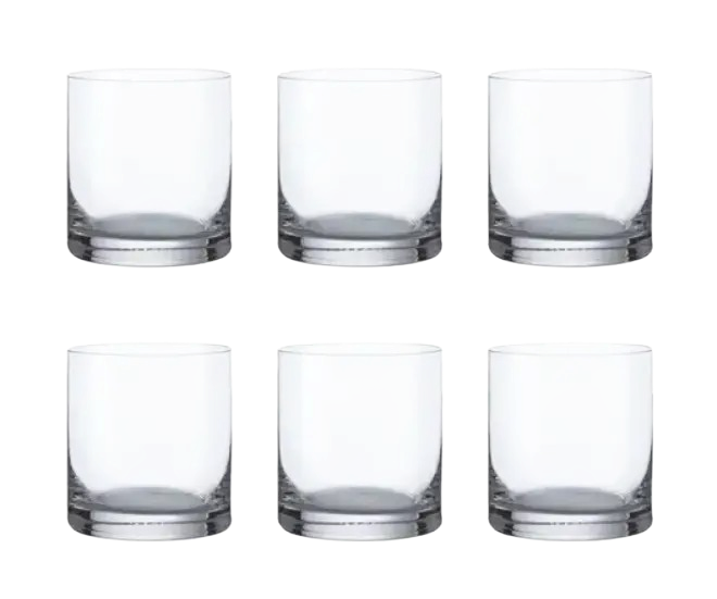 ClassWine Crystal Bohemia Box of 6 Whisky Old Fashion Glasses 41cl