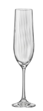 ClassWine Crystal Bohemia Box of 6 Champagne Glasses Sarah 26cl