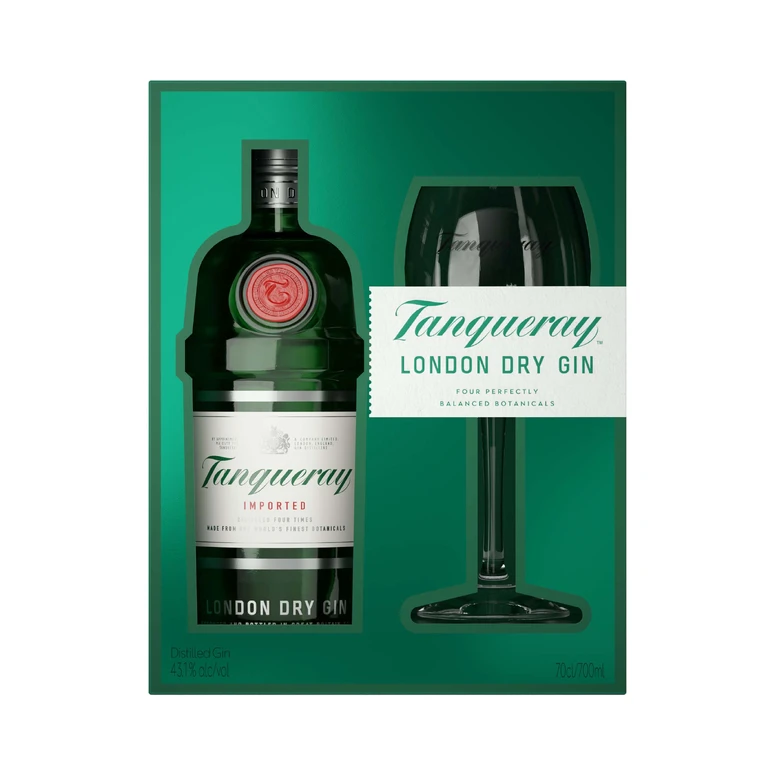 Tanqueray London Dry With Glass
