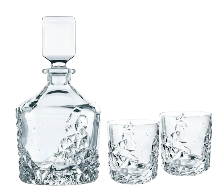 Nachtmann Sculpture Whisky Set of 3