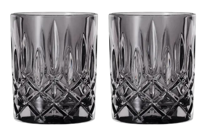 Nachtmann Noblesse Whisky Tumbler - Smoke Set of 2