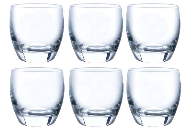 Toyo Sasaki Sake Glass Round set of 6