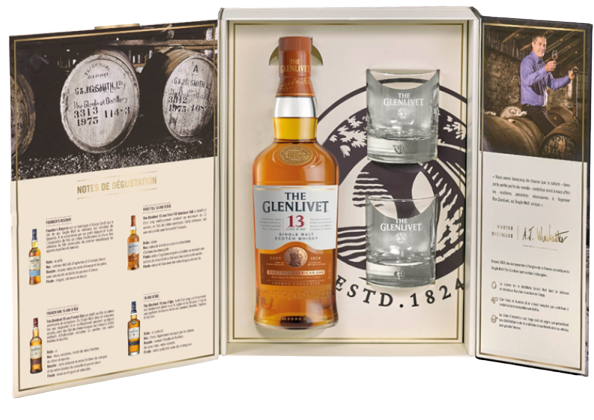 Glenlivet 13 YO With 2 Glasses 70cl