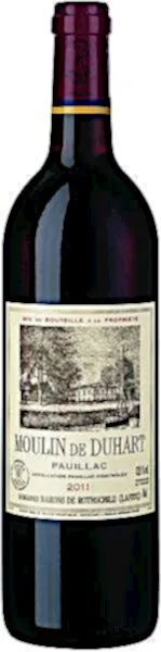 Chateau Duhart-Milon Moulin de Duhart Pauillac 2011