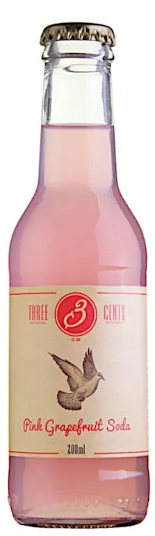 Three Cents Pink Grapefruit Soda 20cl