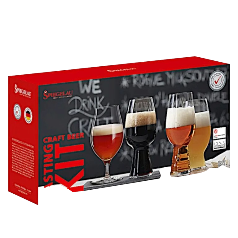 Spiegelau Beer Glasses Teasting Kit Set of 4