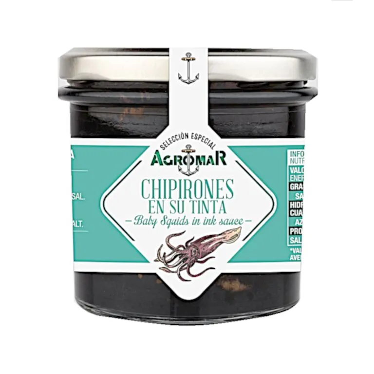Agromar Baby Squid in their ink 230 g