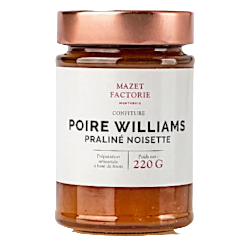 Confiture Poire Williams Praline Noisette