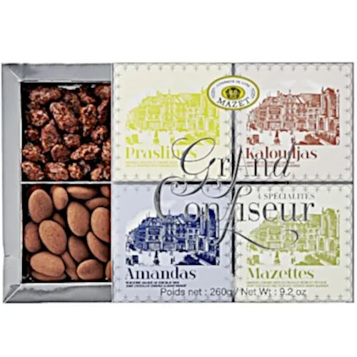 MAZET Coffret Grand Confiseur 260g (Prasl-Maz-Kalouj-Amandas)