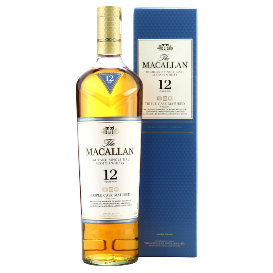 Macallan 12 YO Triple Cask 70cl