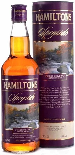 Hamiltons Speyside Single Malt 70cl