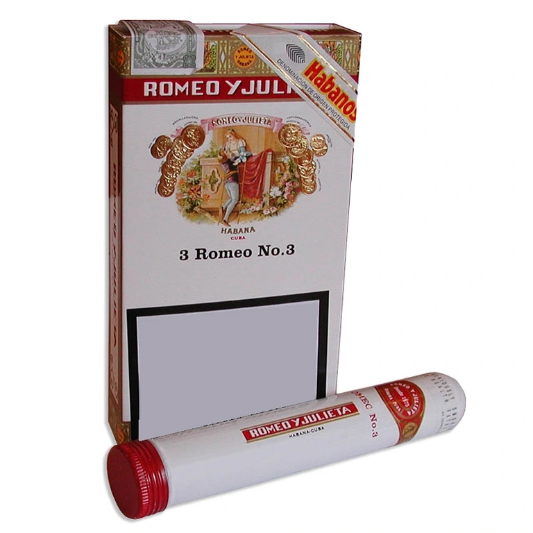 Romeo Y Julieta Romeo No.3 Tubos Box of 3