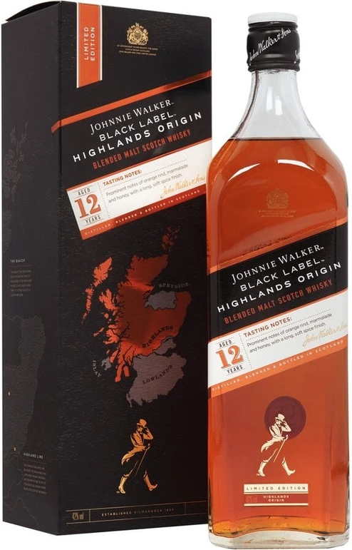 Johnnie Walker Black Label 12 YO Highlands 100cl