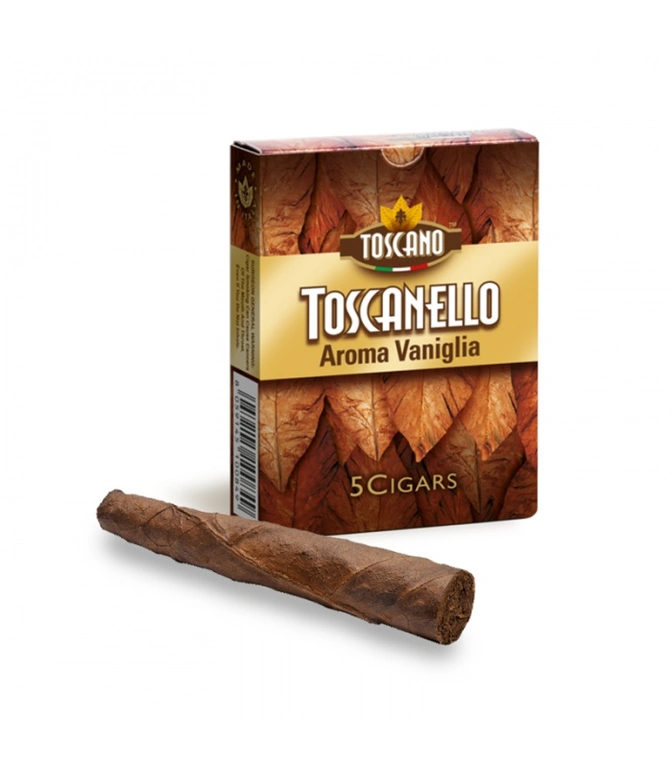 Toscanello Cigarillos Aroma Vaniglia box of 5