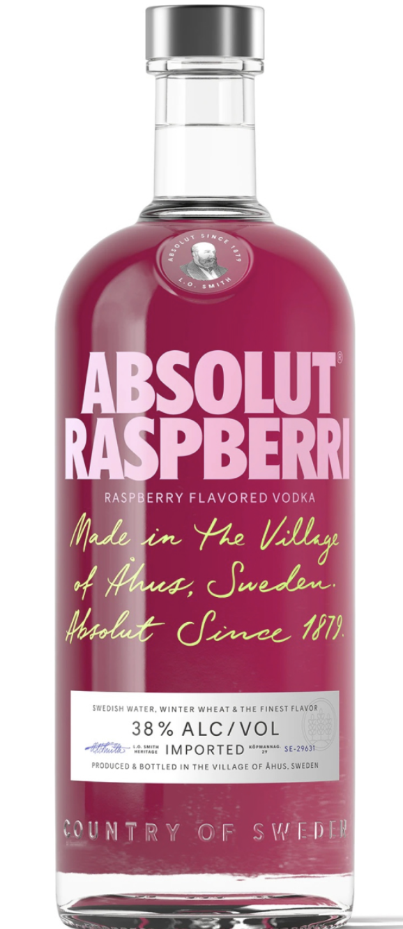 Absolut Raspberri Vodka 100cl
