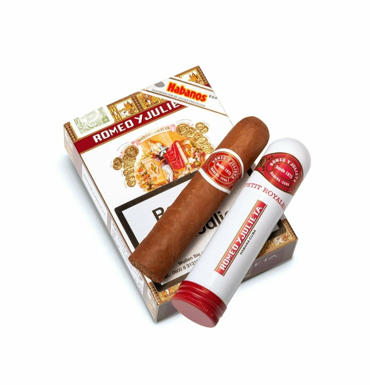 Romeo Y Julieta Petit Royals Tubos 3s 