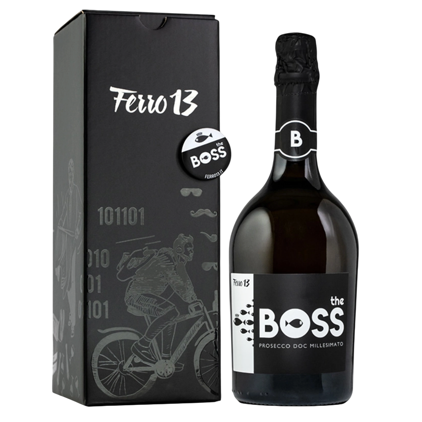 Ferro 13 The Boss Prosecco Millesimato Extra Dry 2022 in Gift Box