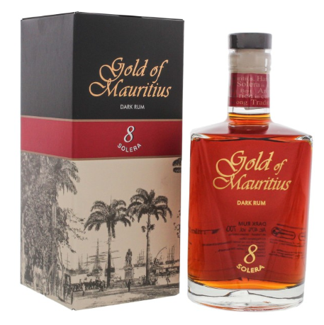 Gold of Mauritius 8 YO Solera Dark Rum 70cl