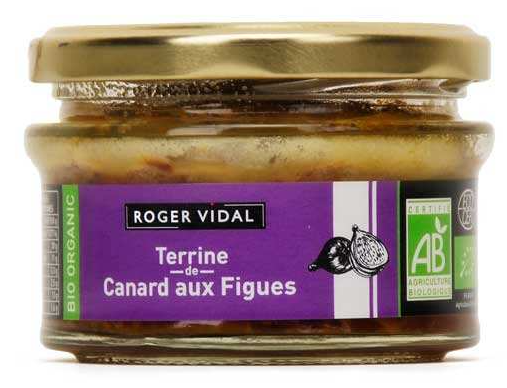 Roger Vidal Organic Duck Terrine with Figs 130g