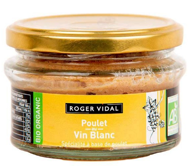 Roger Vidal Organic Chicken with White Wine 130g