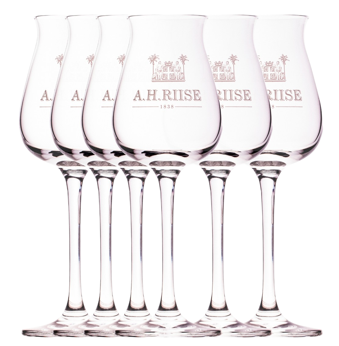 A.H. Riise Glass set of 6