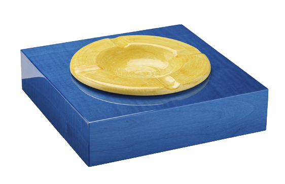 Morici Ashtray Veined Blue