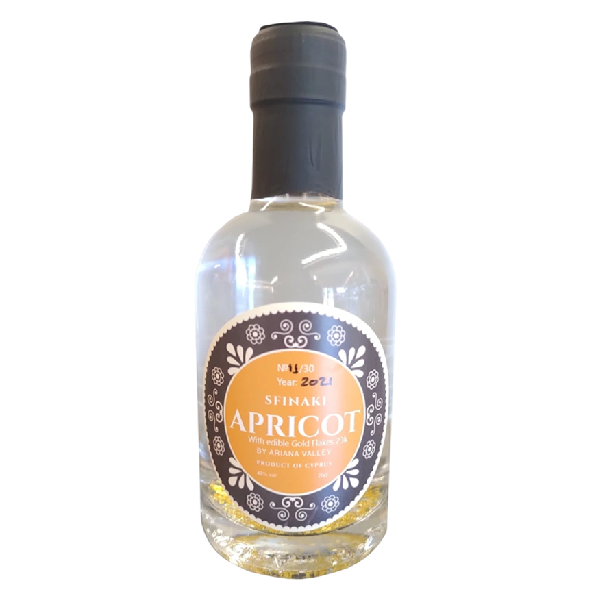 Sfinaki Apricot 20cl Gold Flakes 23k