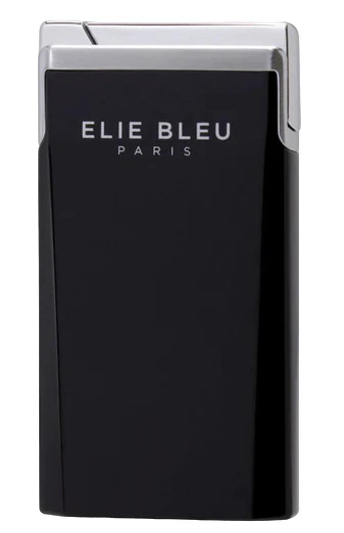 Elie Bleu Cigar Jet Flame Lighter Black Lacquer