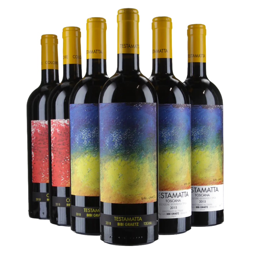 Bibi Graetz Testamatta Rouge 2015 2018 Set of 6