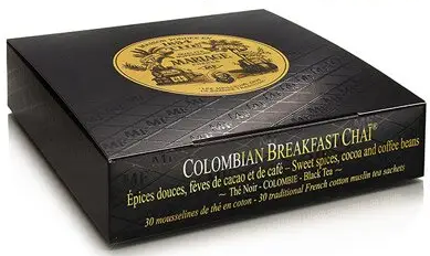 Mariage Freres Colombian Breakfast Chai In the Sachetes