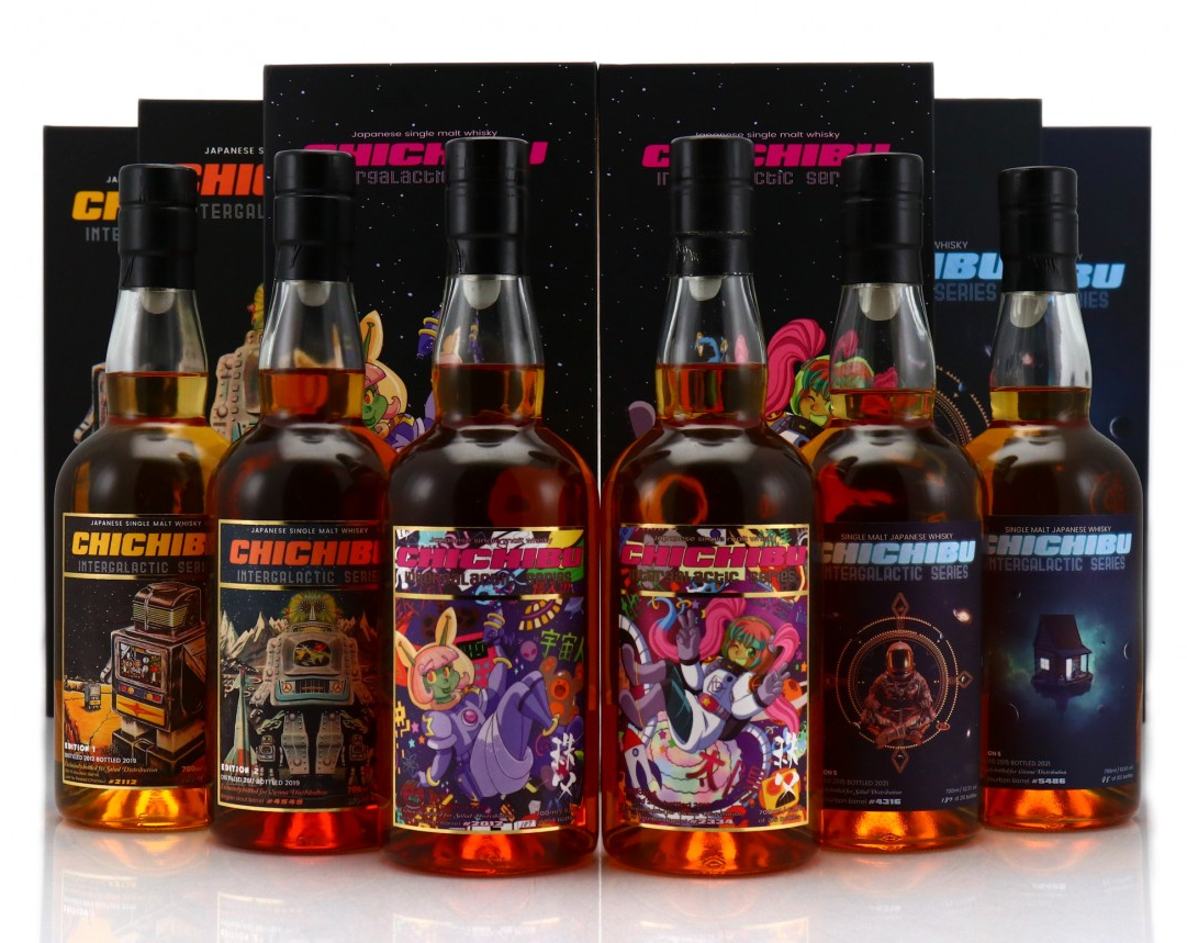 Chichibu intergalactic Series Single Malt Edition Set of 6