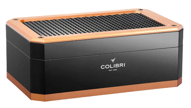 Colibri Rally Humidor - Black+Rose Gold For 125 cigars