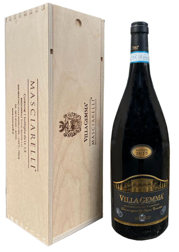 Masciarelli Villa Gemma Riserva 2018 Magnum Wooden box