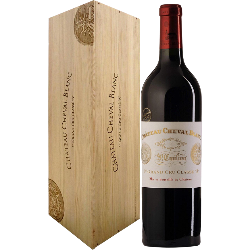Chateau Cheval Blanc 'Le Petit Cheval' Rouge 2021 Wooden box