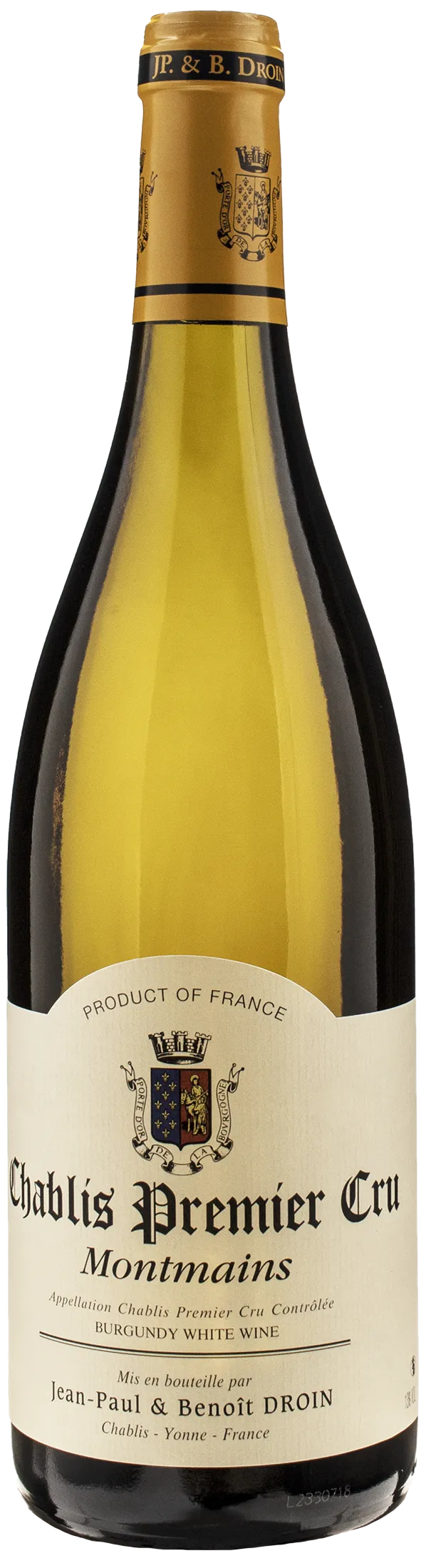 Jean-Paul & Benoit Droin Montmains Chablis Premier Cru 2022