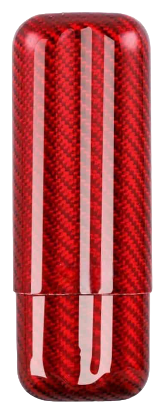 Cigar Case Carbon Red for 2pcs