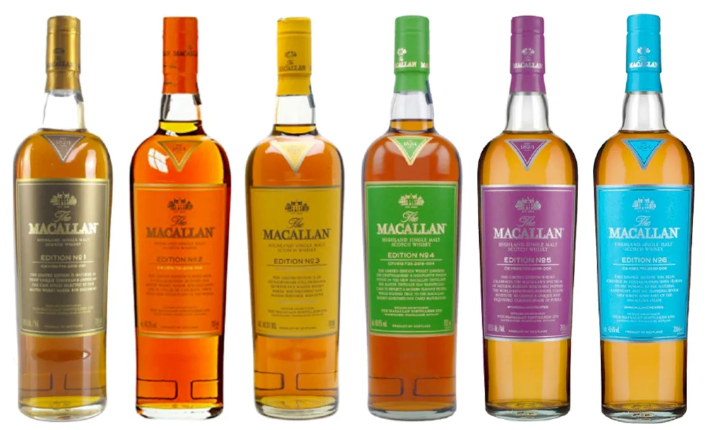 Macallan Edition set of 6