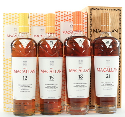The Macallan Colour Collection set of 4